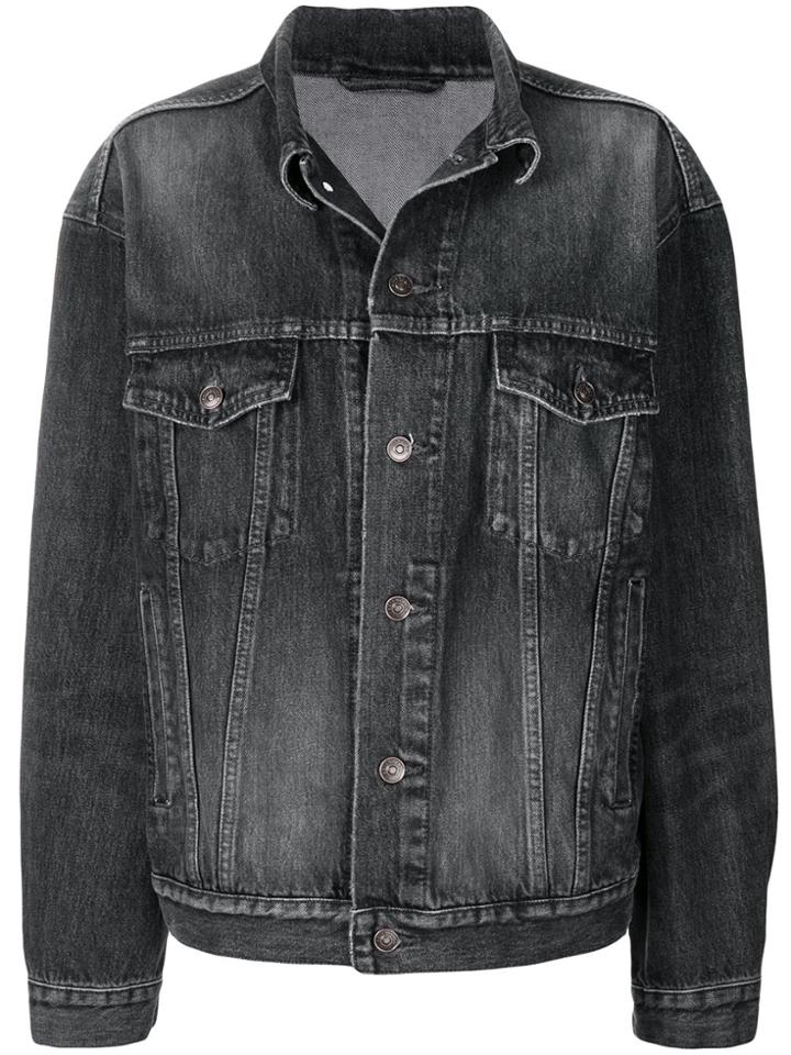 Balenciaga Like A Man Denim Jacket - Black