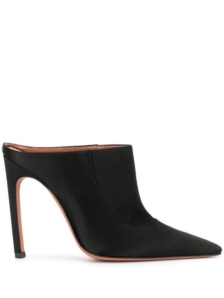 Altuzarra Pointed Toe Mules - Black
