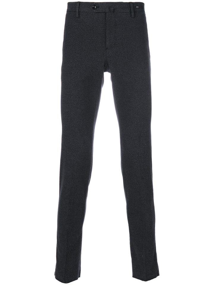 Pt01 - Tailored Trousers - Men - Cotton/spandex/elastane - 56, Grey, Cotton/spandex/elastane