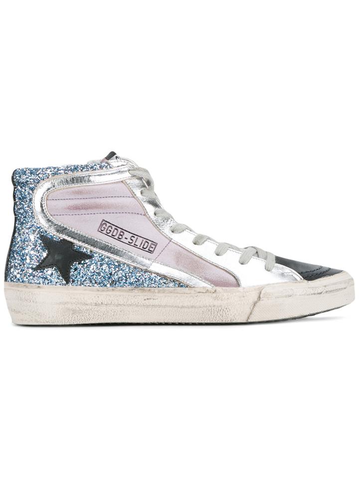 Golden Goose Deluxe Brand Slide Sneakers - Grey