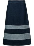 Marni A-line Denim Skirt - Blue