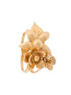 Oscar De La Renta Bold Flower Bracelet - Metallic