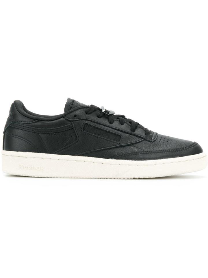 Reebok Lace Plaque Low Top Sneakers - Black