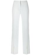 Talie Nk - Straight Trousers - Women - Acetate/viscose - 40, Blue, Acetate/viscose