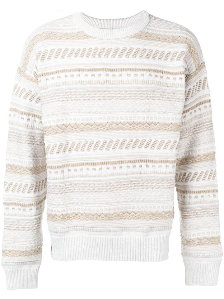Napa By Martine Rose Striped Sweater - White