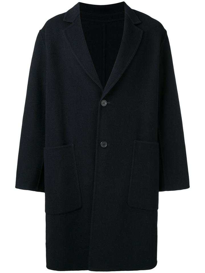 Ami Alexandre Mattiussi Oversized Coat - Blue