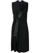 Lanvin Side-tie Midi Dress - Black