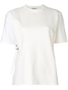 Maison Kitsuné Eyelet Embellished Top - White