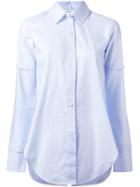 Helmut Lang Striped Shirt - Blue