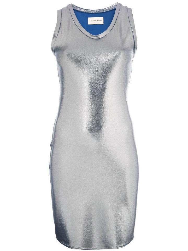 Alexandre Vauthier Metallic Dress - Silver