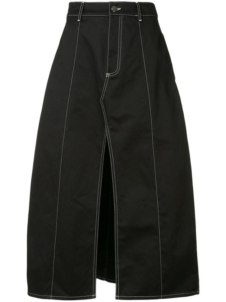 Georgia Alice Slouch Midi Skirt - Black