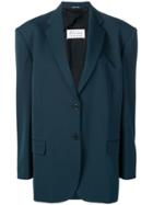 Maison Margiela Neon Strap Blazer - Blue