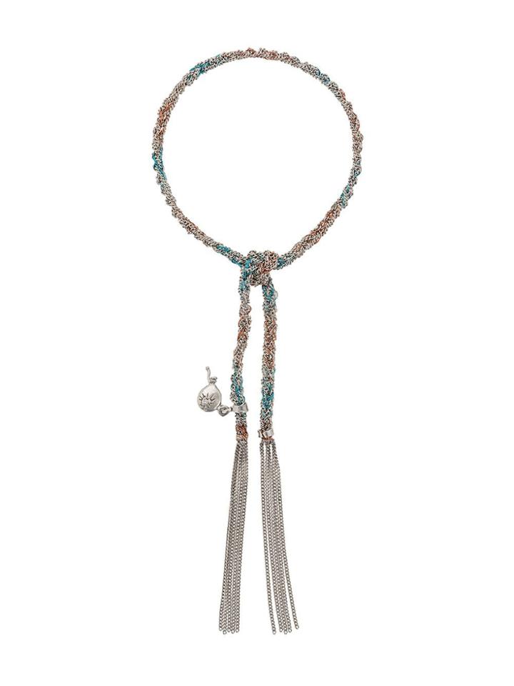 Carolina Bucci 18kt White Gold Lucky Bracelet With Celebration Charm