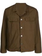 08sircus Classic Buttoned Jacket - Brown