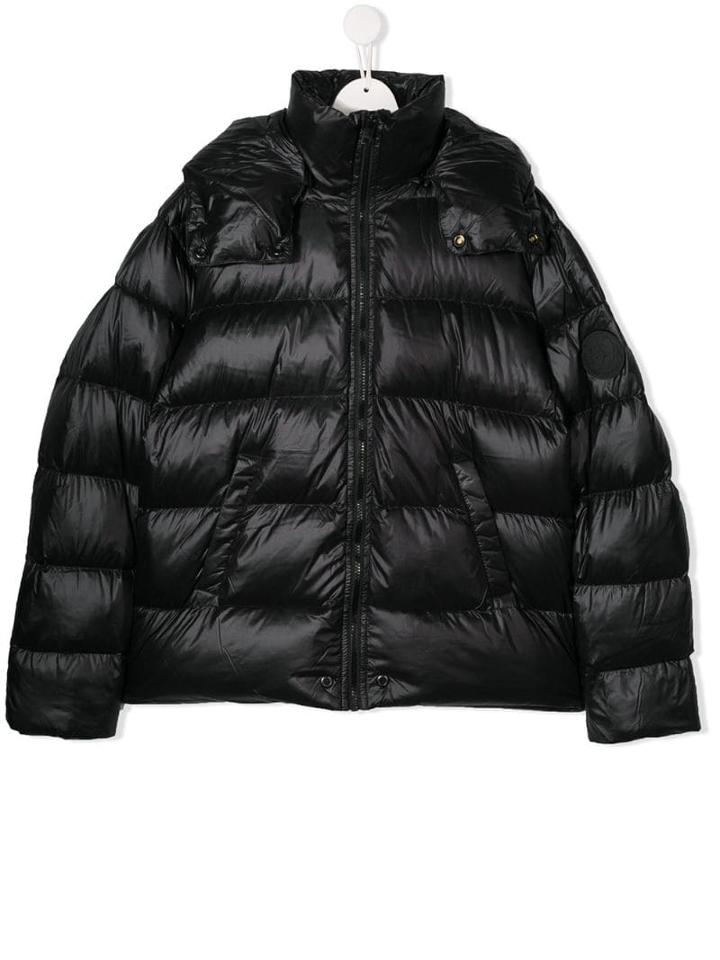 Diesel Kids Teen Puffer Coat - Black