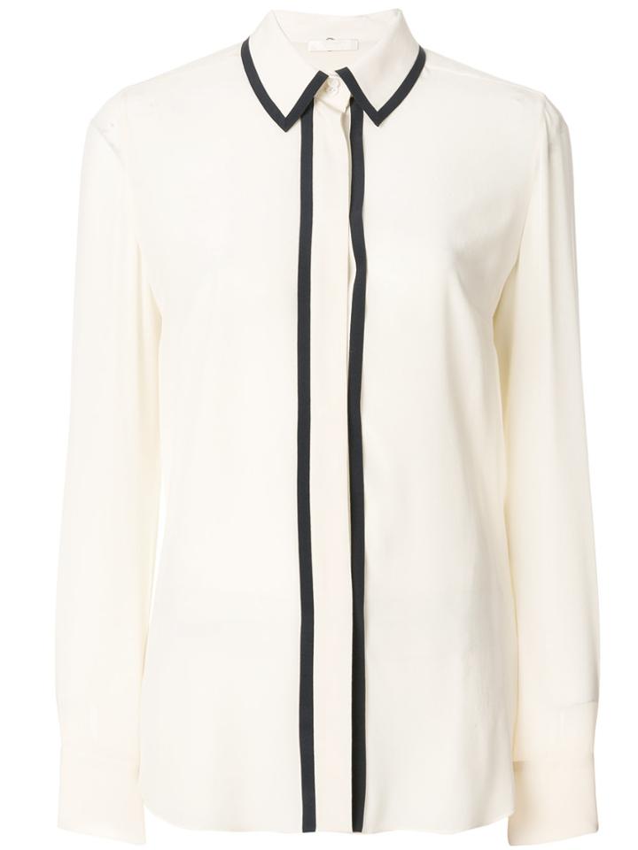 Mantu Longsleeved Stripe Detail Shirt - Nude & Neutrals