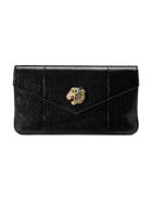Gucci Rajah Python Clutch - Black