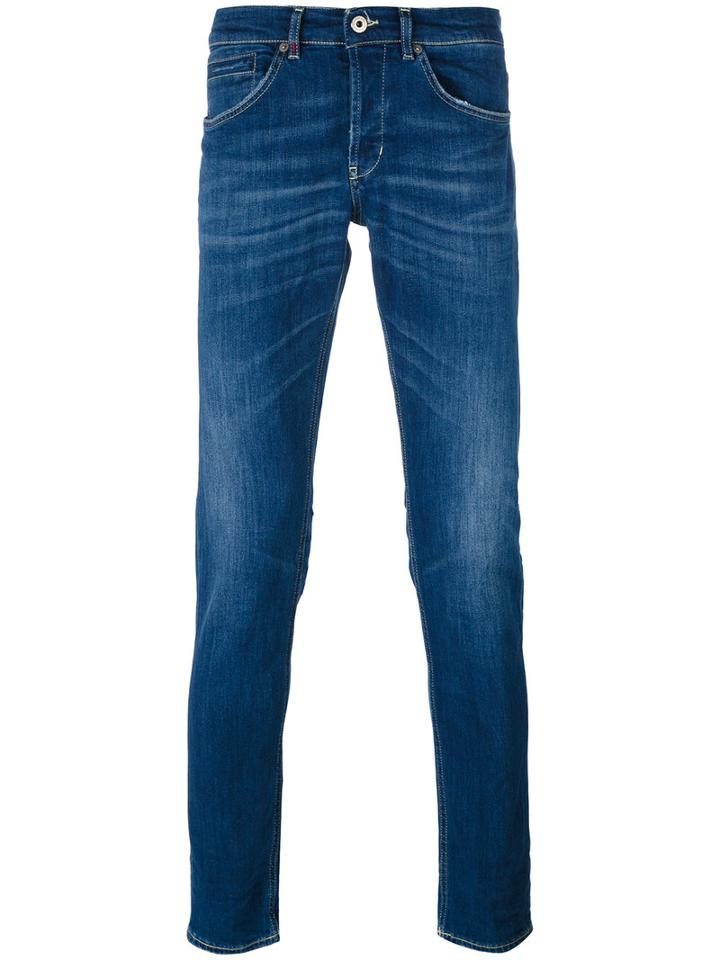 Dondup - George Jeans - Men - Cotton/polyester/spandex/elastane - 34, Blue, Cotton/polyester/spandex/elastane