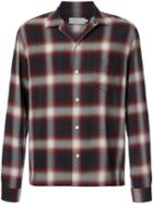 Vince - Plaid Long Sleeve Shirt - Men - Rayon - Xl, Red, Rayon