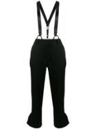 Comme Des Garçons Noir Kei Ninomiya Flared Cuff Suspender Trousers -