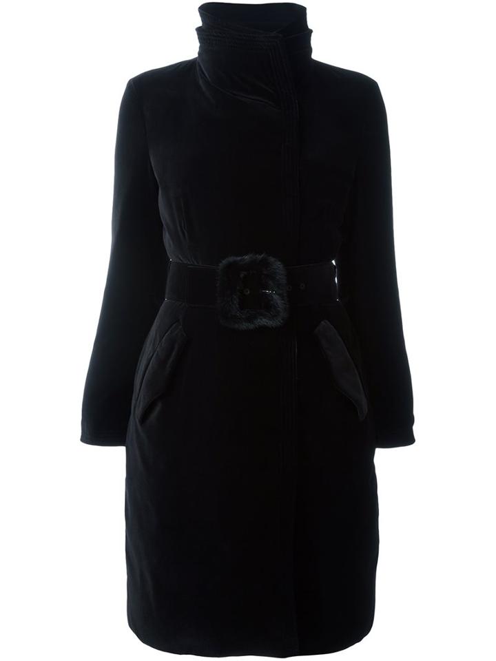 Ermanno Scervino Funnel Neck Padded Coat