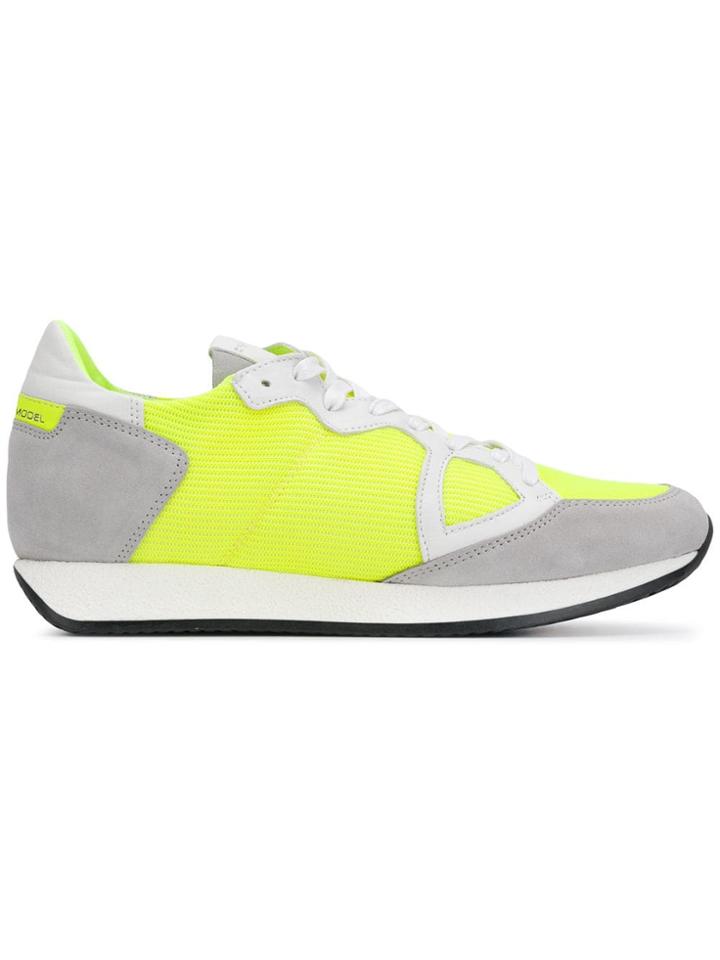 Philippe Model Monaco Low Top Trainers - Yellow