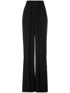 Cushnie Front Slit Tailored Trousers - Black