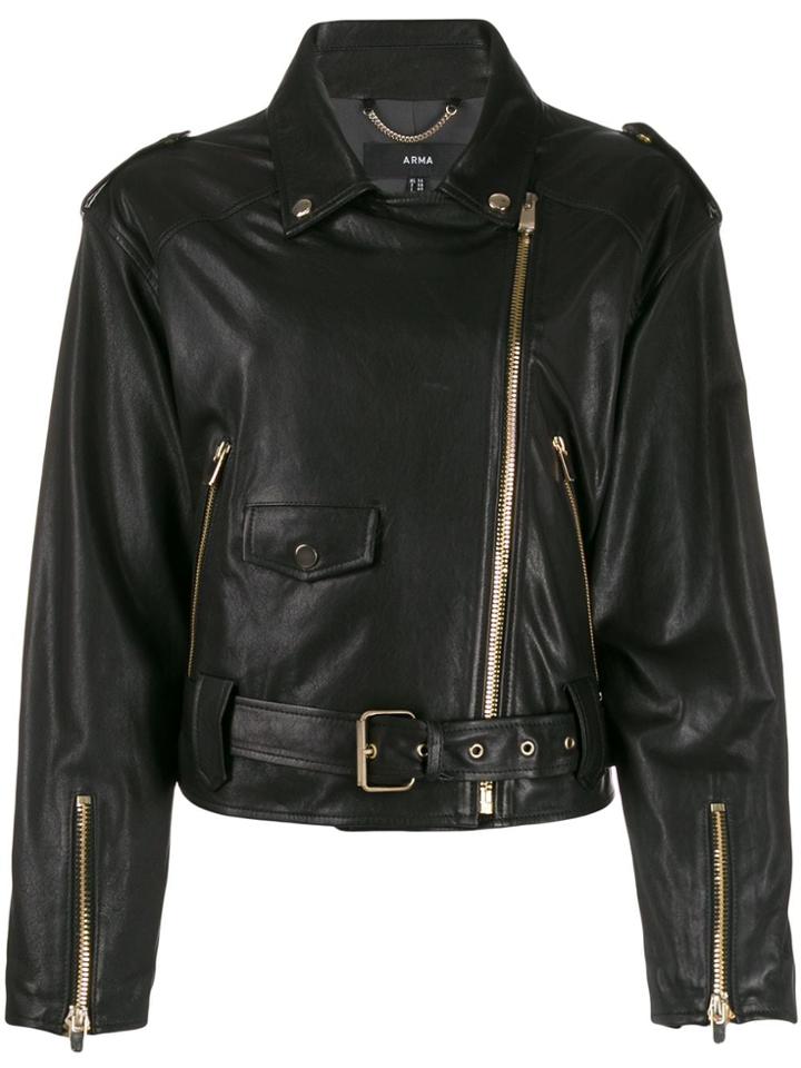 Arma Doris Lee Biker Jacket - Black
