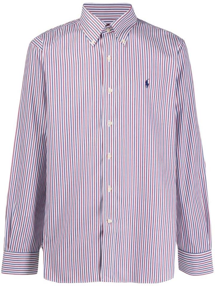 Polo Ralph Lauren Striped Cotton Shirt - White