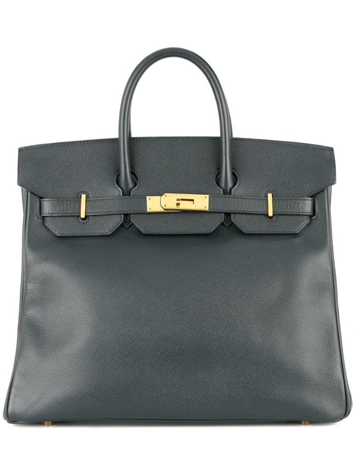 Hermès Vintage Haut A Courroies 32 Hand Bag - Blue