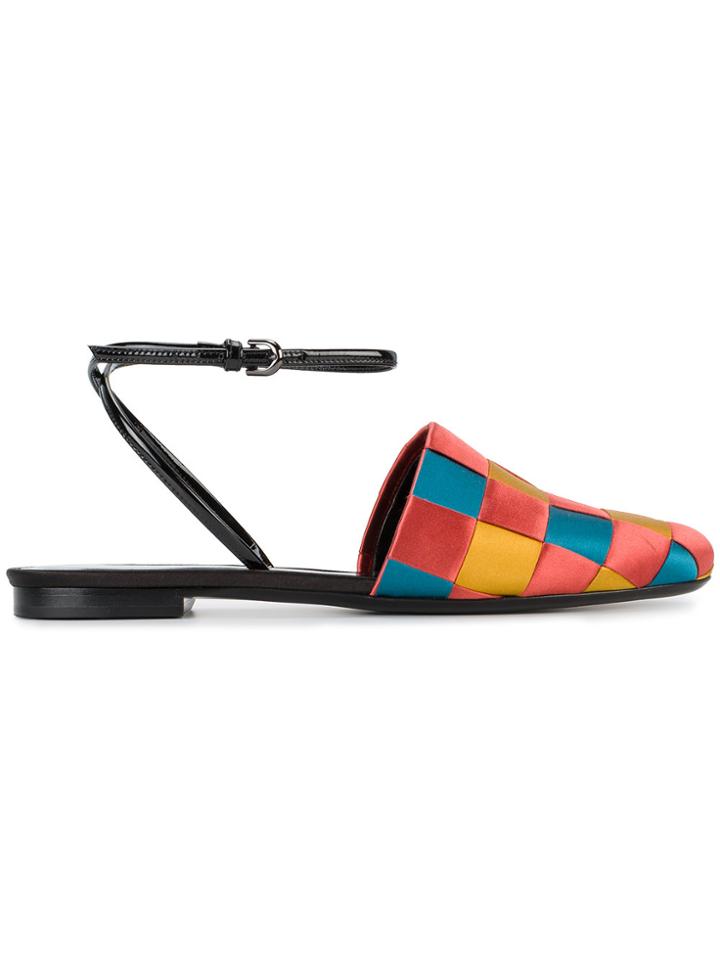 Marco De Vincenzo Woven Mules - Black