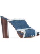 Veronica Beard Holt Sandals - Blue