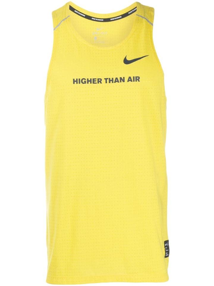 Nike Script Print Tank Top - Yellow