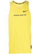 Nike Script Print Tank Top - Yellow