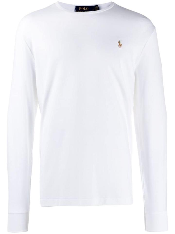Polo Ralph Lauren Long-sleeved Logo T-shirt - White