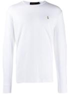 Polo Ralph Lauren Long-sleeved Logo T-shirt - White