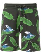 Zoe Karssen Raven Printed Shorts - Green