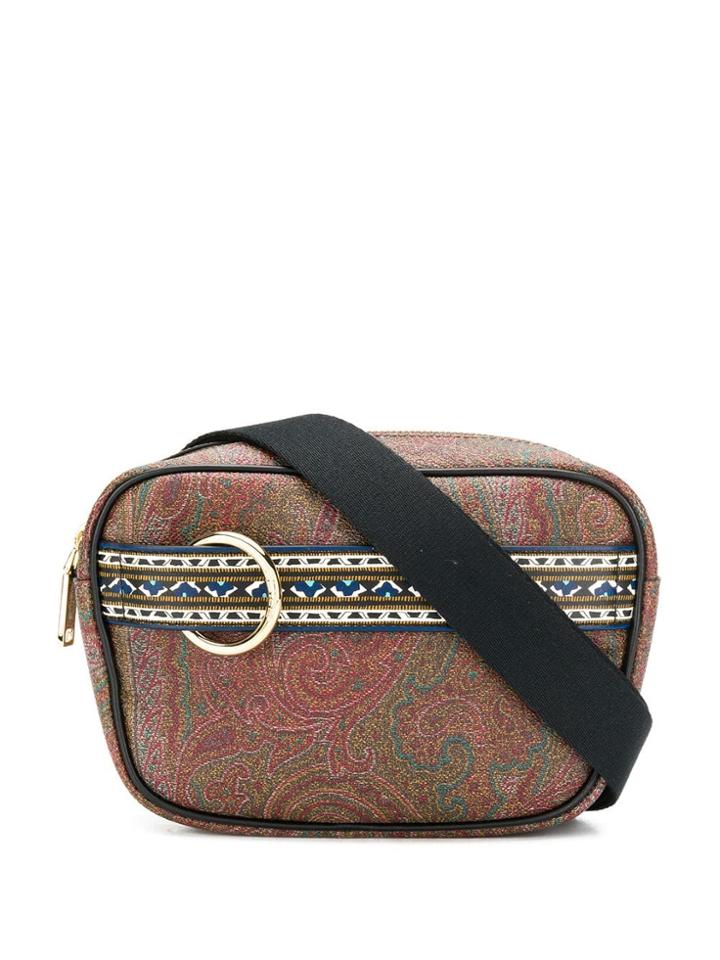 Etro Buckle Detail Belt Bag - Brown