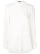 Alexander Mcqueen Band Collar Shirt - White