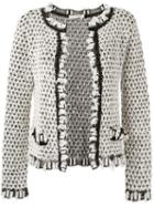Cecilia Prado - Knit Jacket - Women - Acrylic/lurex/polyamide - P, White, Acrylic/lurex/polyamide
