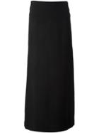Jean Louis Scherrer Vintage A-line Maxi Skirt - Black