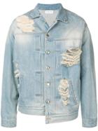 Ih Nom Uh Nit Distressed Jacket - Blue