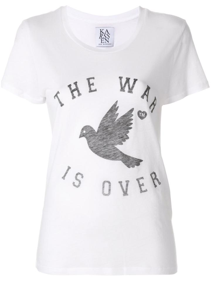 Zoe Karssen Printed T-shirt - White