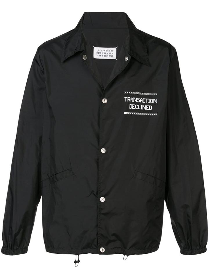 Maison Margiela Slogan Jacket - Black