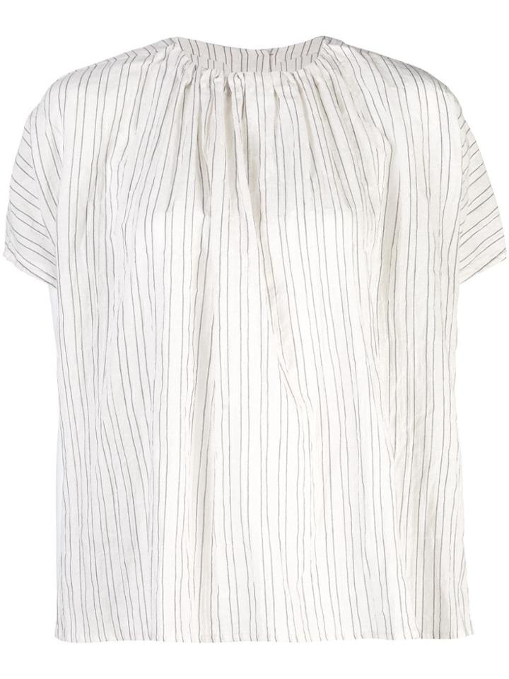 Toogood Poet Striped Blouse - White