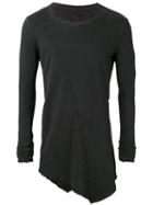 Masnada - Crew Neck Jumper - Men - Cotton/polyester - 54, Black, Cotton/polyester