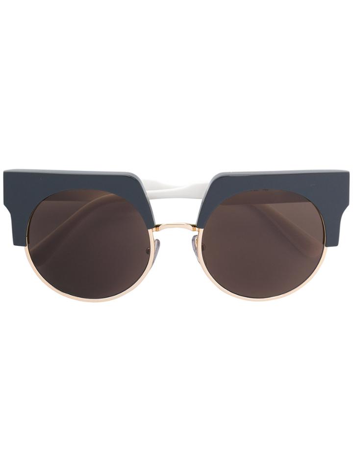 Marni Graphic Sunglasses - Grey