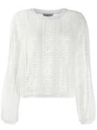 Essentiel Antwerp Lace Knit Top - White