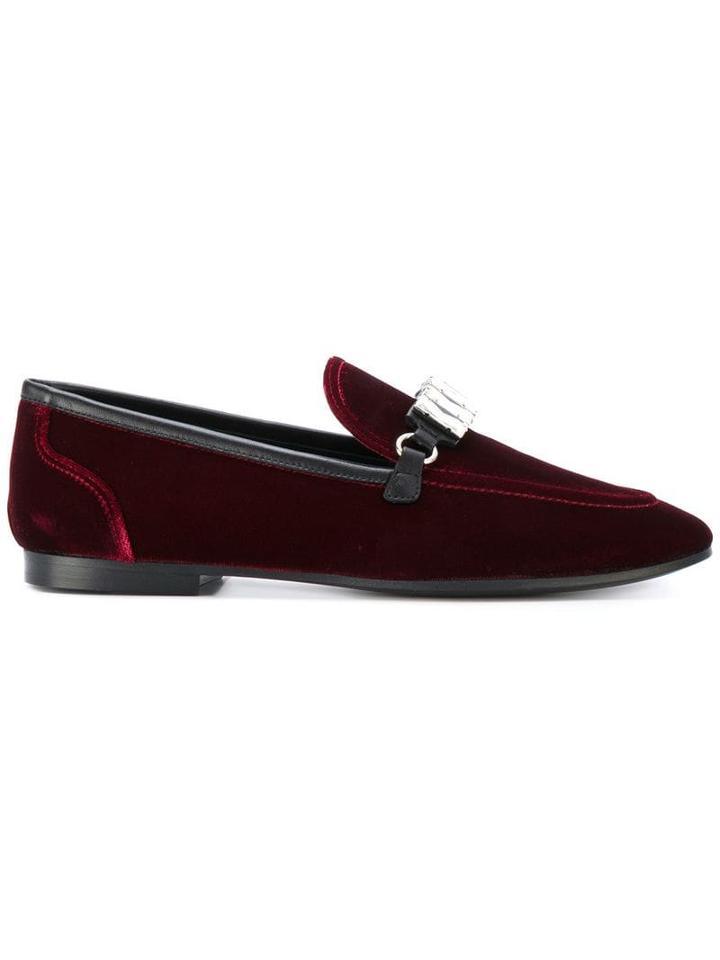 Giuseppe Zanotti Clover Loafers - Red
