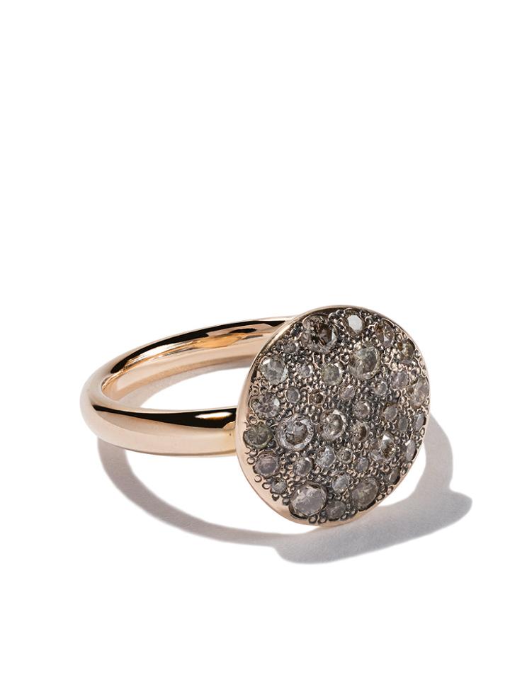 Pomellato 18kt Rose Gold Sabbia Brown Diamond Ring - Unavailable